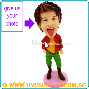 Custom 3D Colourful Trendy Female Figurine